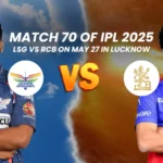 LSG vs. RCB on May 27