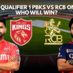 PBKS vs RCB on May 29