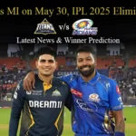 GT vs MI on May 30