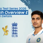 Eng vs India Test Series 2025